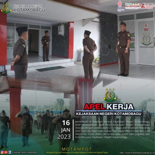 Apel Pagi 16 Januari 2023